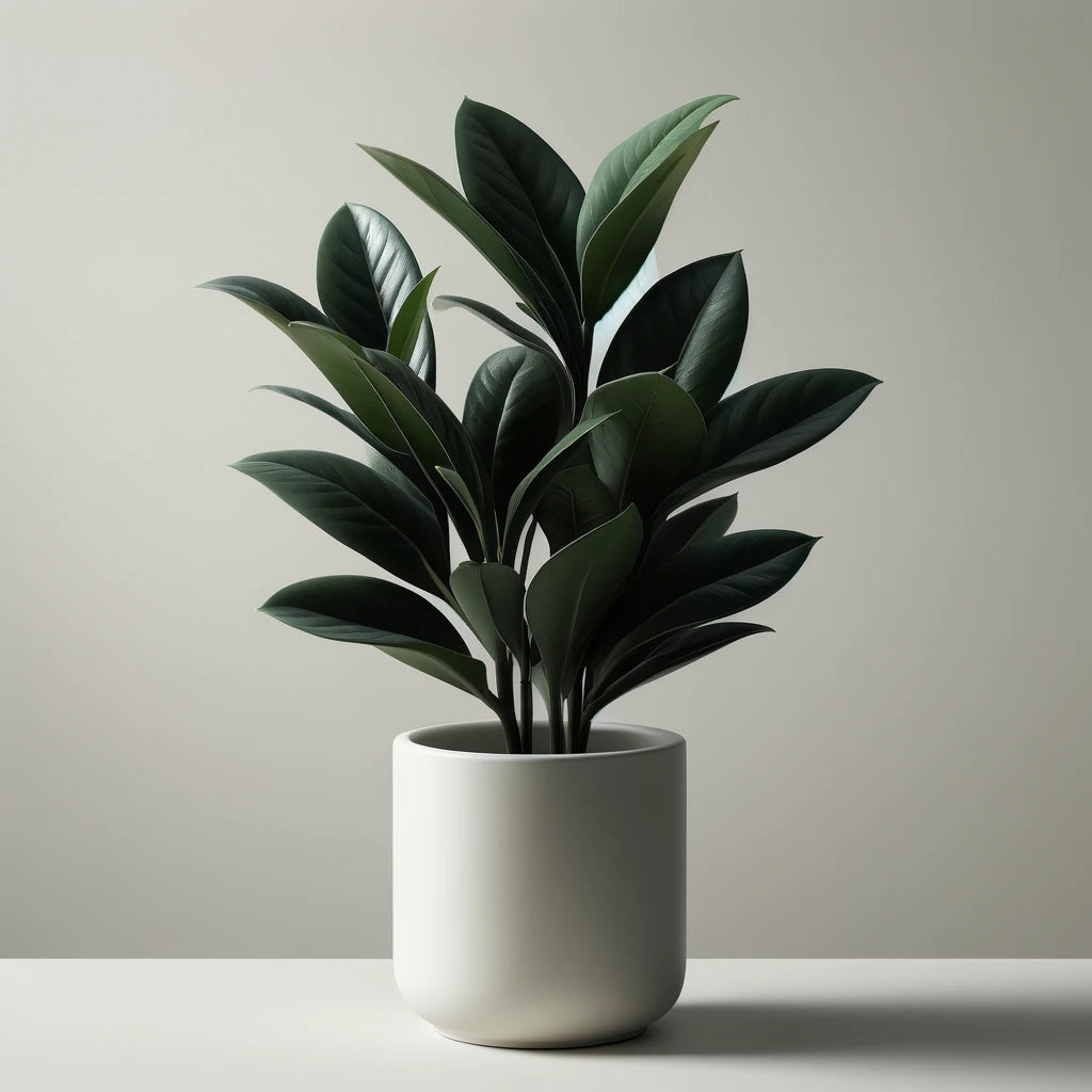 Black ZZ Plant (Zamioculcas zamiifolia 'Raven') - Large